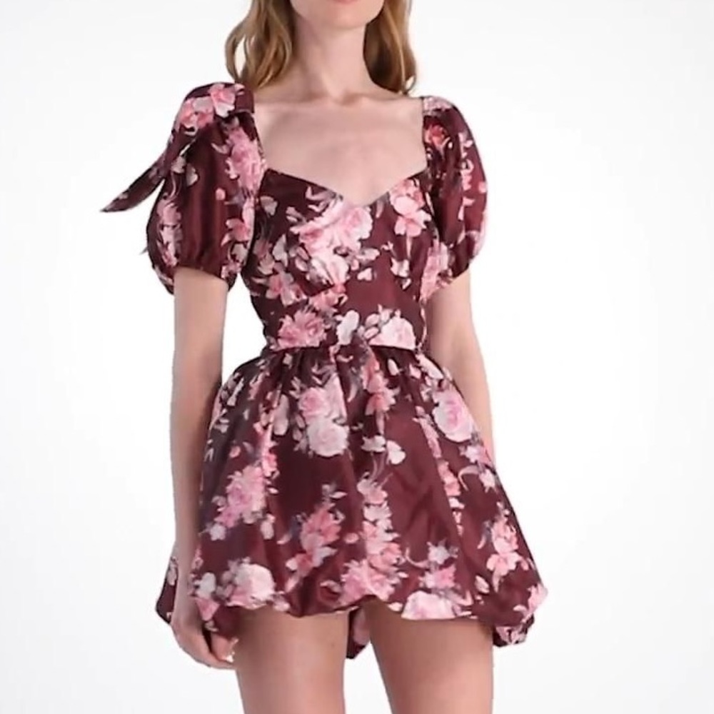 Loveshackfancy Hansel floral puff Dress